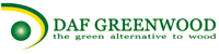 A green logo with the words of green.